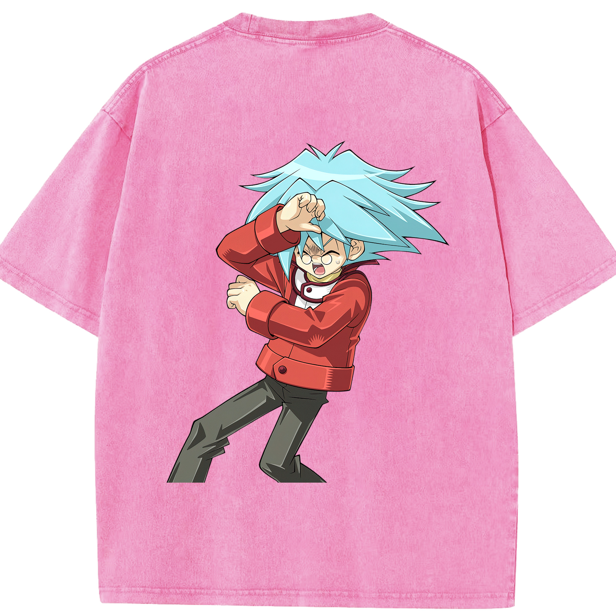 （画像用） 遊☆戯☆王 Yu-Gi-Oh! 綿100% ヴィンテージ風 半袖Tシャツ（背面プリント）